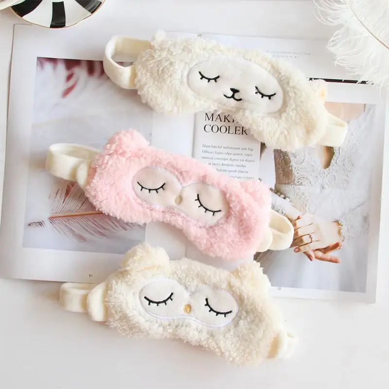 

Comfort Sweet Pink 3D Owl Sleep Mask Natural Sleeping Eye Mask Eyeshade Cover Shade Eye Patch Women Girl Travel Blindfold
