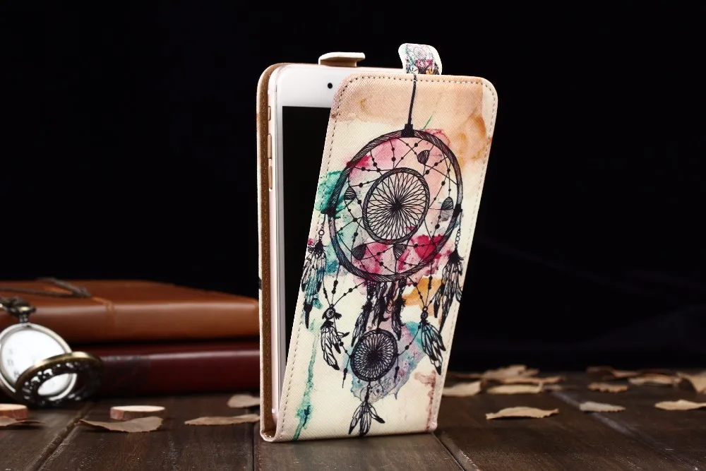 For DEXP A240 AL240 B260 B340 B355 GS150 GS155 BS250 G253 AS260 Cartoon Painting Pu Leather vertical phone bag flip Cover Case