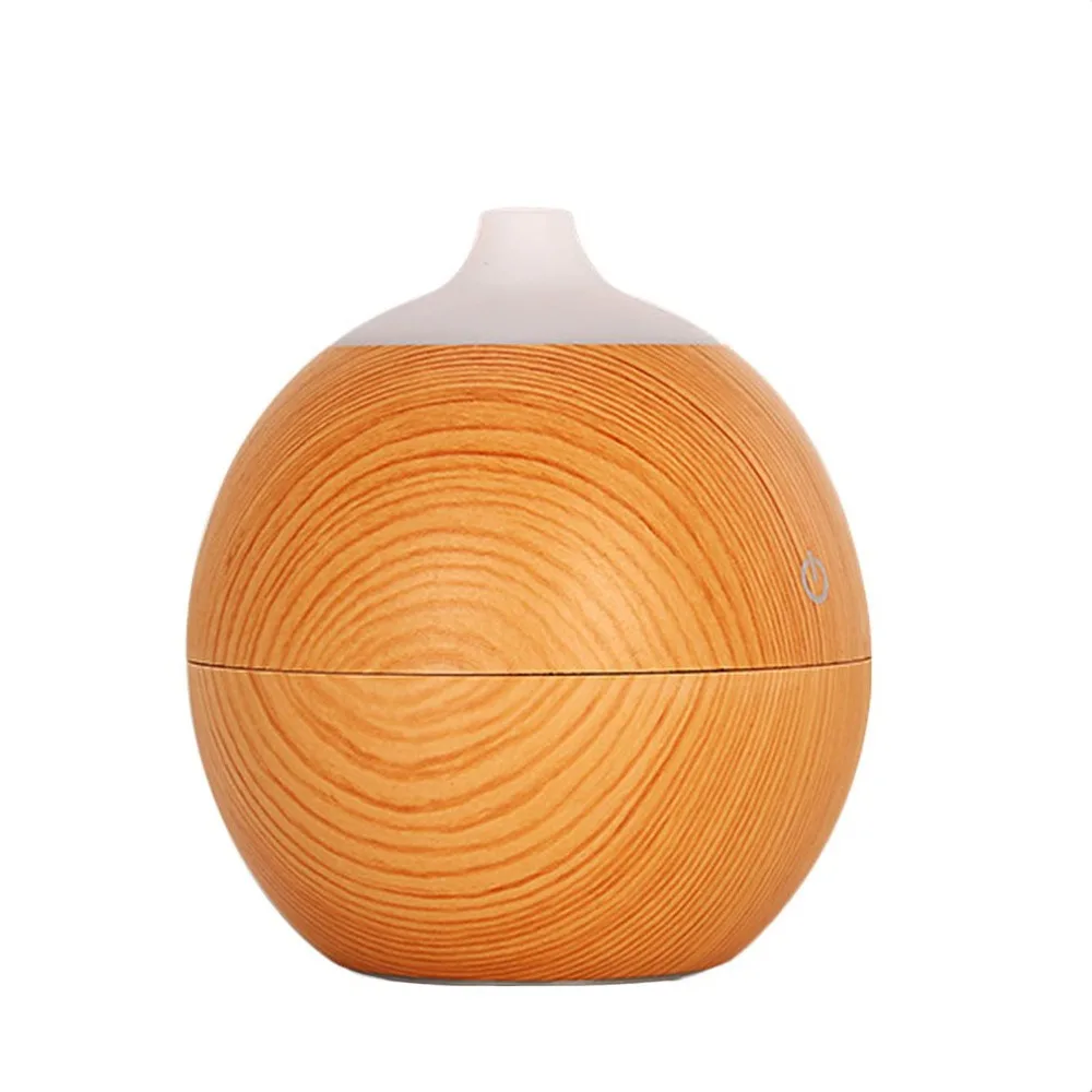 

130ML Aroma Diffuser Wood Grain Air Moistener Night Light Essential Oil Diffuser USB Charging Mist Maker For Office Home DC 5V