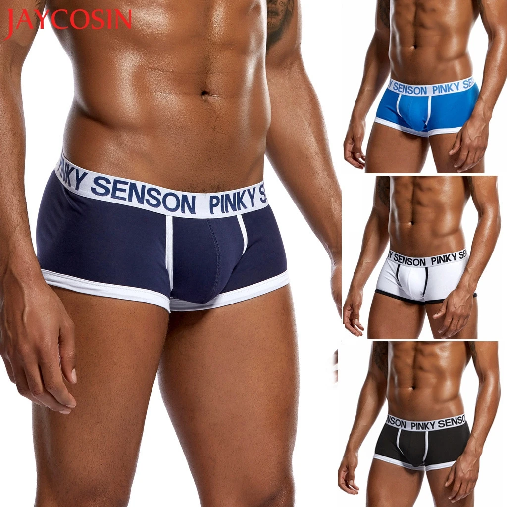 JAYCOSIN Mens y Underwear Short Breathable Underpants Letter Pouch jaycosin-mens-y-underwear-short-breathable-underpants-letter-pouch