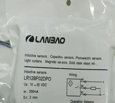 

Бесплатная доставка 100% Новый LR12BF02DPO Индуктивный переключатель с датчиком приближения трехпроводный PNP нормально открытый металлический датчик