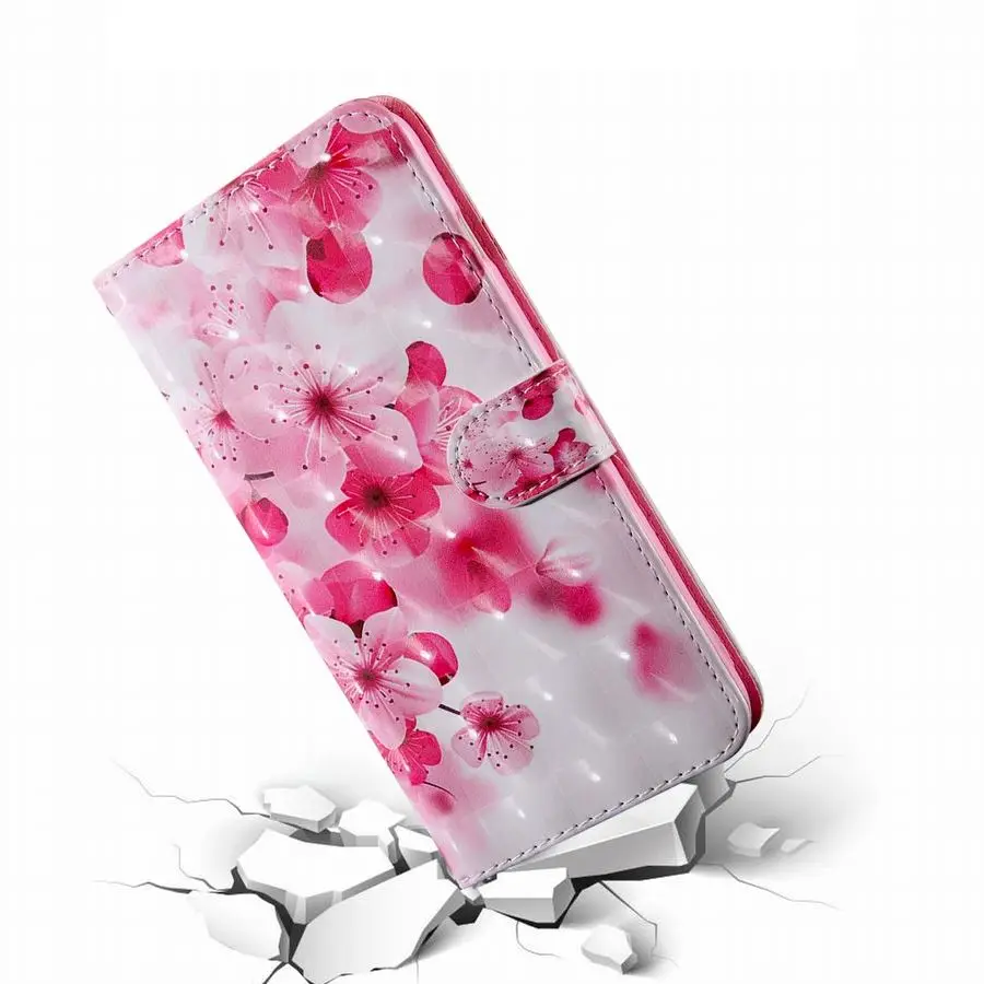 

Spring Flowers Case Leather Cover For Frame Sony L2 L3 XZ4 XA3 Ultra X Peria 1 10 Plus Card Slot Flip Fundas Luxury Wallet DP29Z