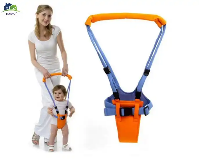 orange baby walker
