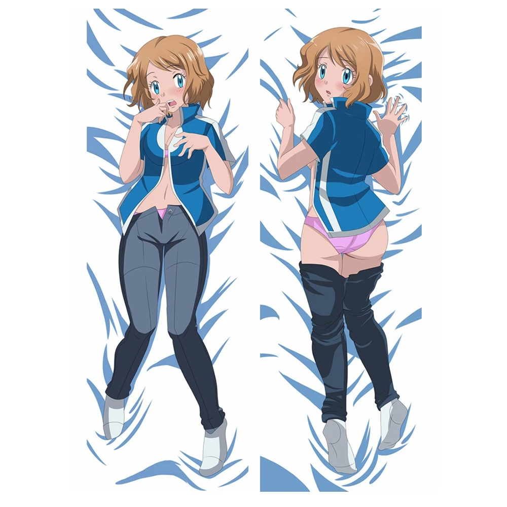 AnimeJK Pocket Monsters Pokemon Serena Dakimakura Чехол для подушки, чехол для подушки с изображением персонажей из мультфильмов, чехол для подушки