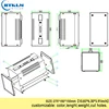 Boîte de jonction électrique avec poignée en fer, boîtier en fer à monter soi-même, boîtier de projet d'amplificateur pcb 275x160x150mm ► Photo 3/5