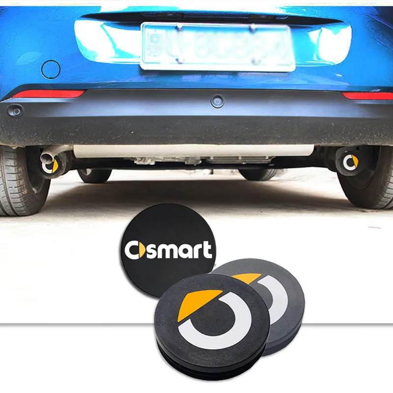 Cubierta de protección antioxidante resistente al agua para coche, accesorios de estilo de coche, manguera impermeable, 2 uds., para Smart 451, 450, Fortwo 453, Forfour