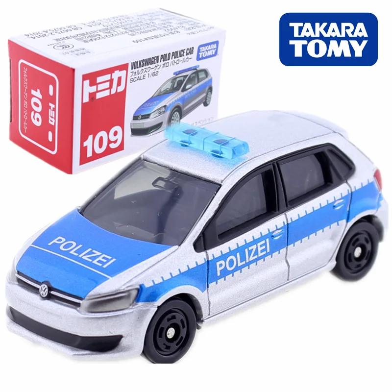 

TOMICA Scale VOLKSWAGEN POLO POLICE CAR TAKARA TOMY Diecast Metal Car In Toy Vehicle Model NEW