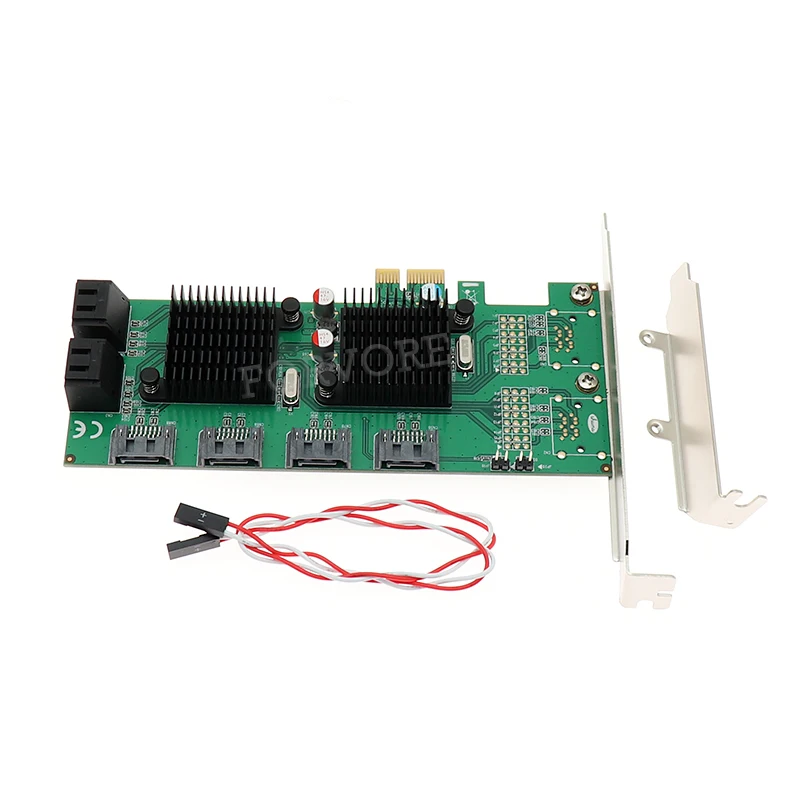 PCI E до 8 Порты SATA 3 0 6 ГБ/сек. карты расширения 88SE9215 + 9705 Чипсет для Marvell sata3 PCIE|Платы
