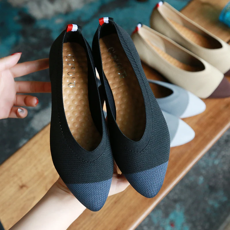 

Spring 2019 Shallow Flat Casual Multicolor All Seasons Ballet Slip Flats Loafers Shoes Fastion for Women Shoes Zapatillas Mujer