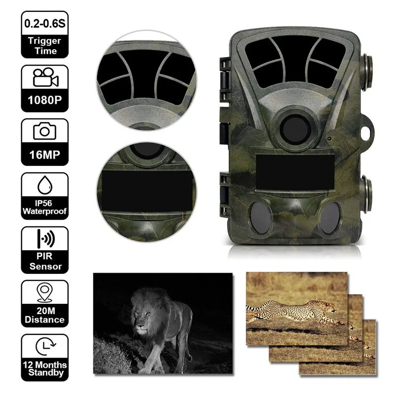 Hunting Trail Camera Photo Traps 12MP Infrared Night Vision Scout Guard Hunter Camera Chasse Foto Fast Trigger Hunting Cameras (5)