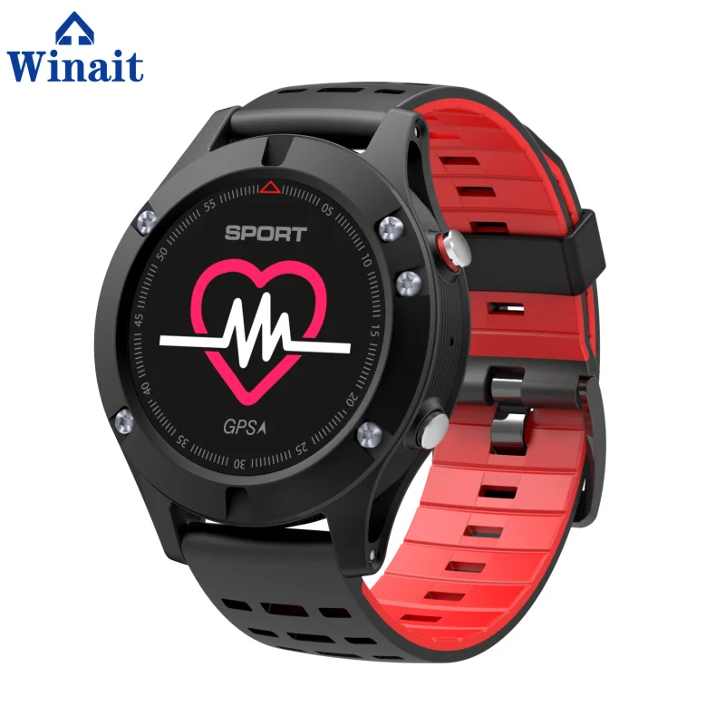 Winait IP67 Профессиональный Спорт цифровой Smart Watch, сердечный ритм/Температура/GPS часы