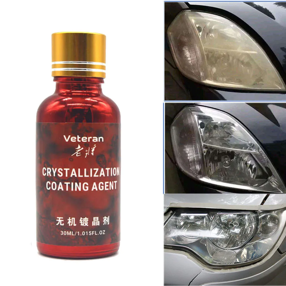 Auto Paint font b Care b font 9H Hardness Car Light Repair Super Hydrophobic Glass Coating
