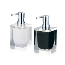 Прозрачный диспенсер для мыла из смолы, портативная бутылка для дезинфицирующего средства для рук, бутылка для мыла и лосьона для ванной комнаты в отеле mx5301621