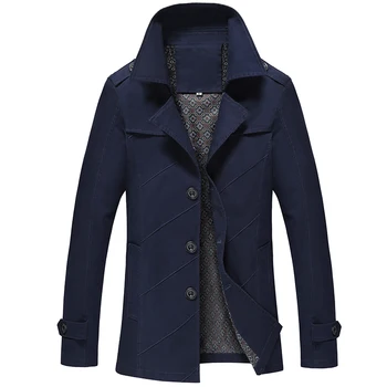 

Outwear Long Jacket Men Jaquetas Couro Hommes Jackets Long Coat Men Erkek Mont Slim Windbreaker Overcoat Mens Trench Coat Men