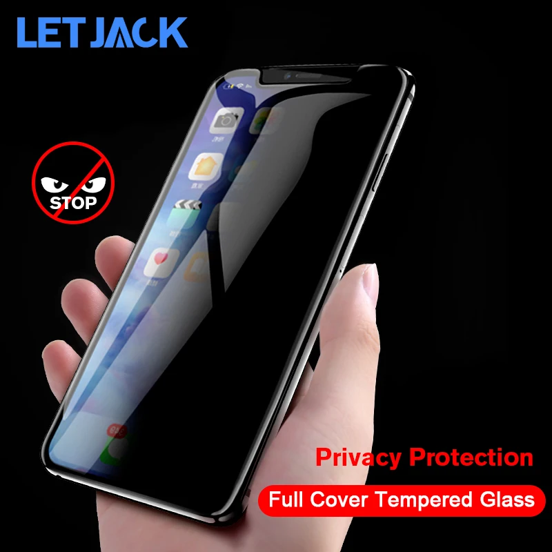 

Privacy Protection Film Tempered Glass for iPhone X XR XS Max Screen Protector for iPhone 7 8 6S Plus Anti Peeping Anti Spy Film