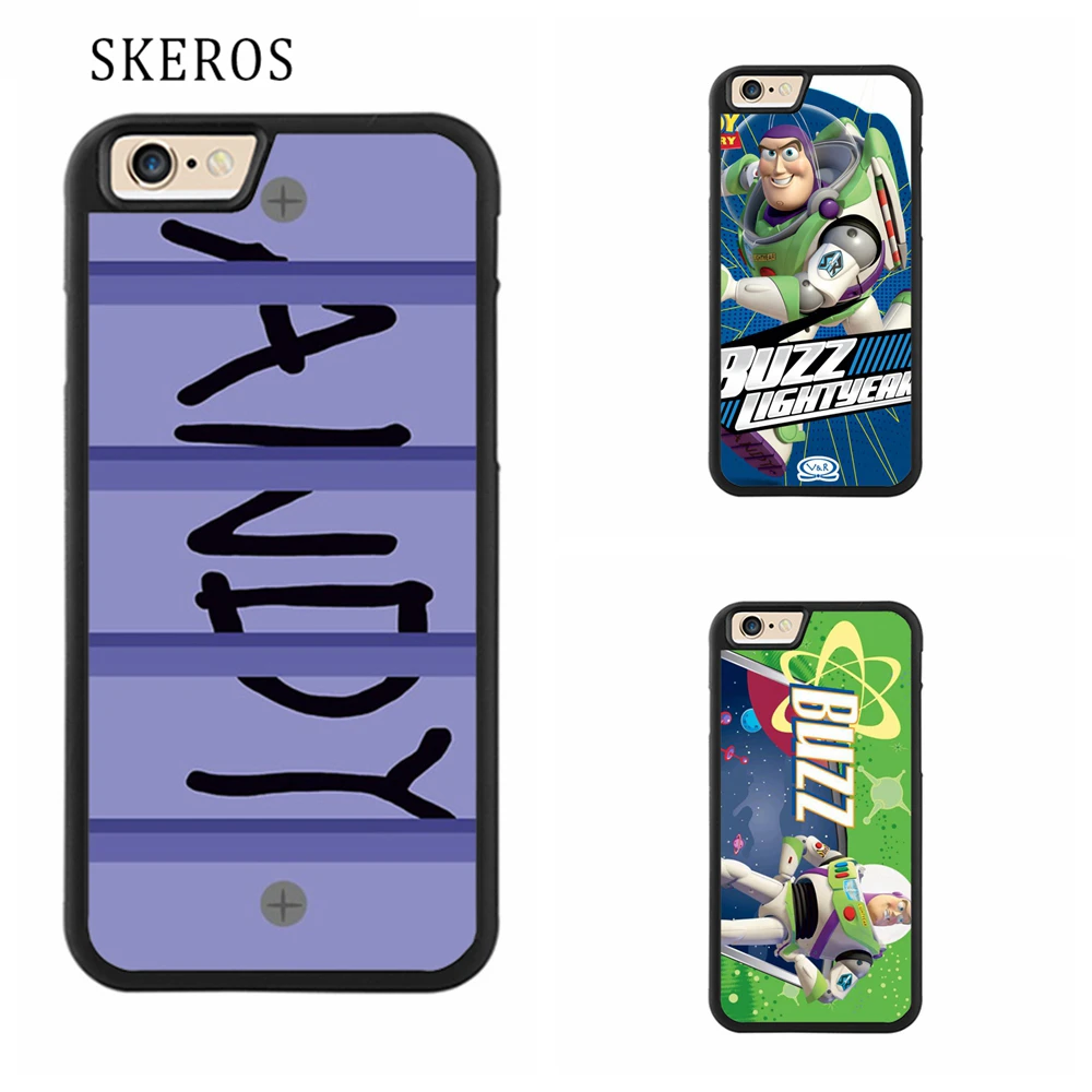 Skeros Базз Лайтер загрузки полное покрытие сотовый телефон чехол для iPhone X 4 4S 5 5S 6 6S 7