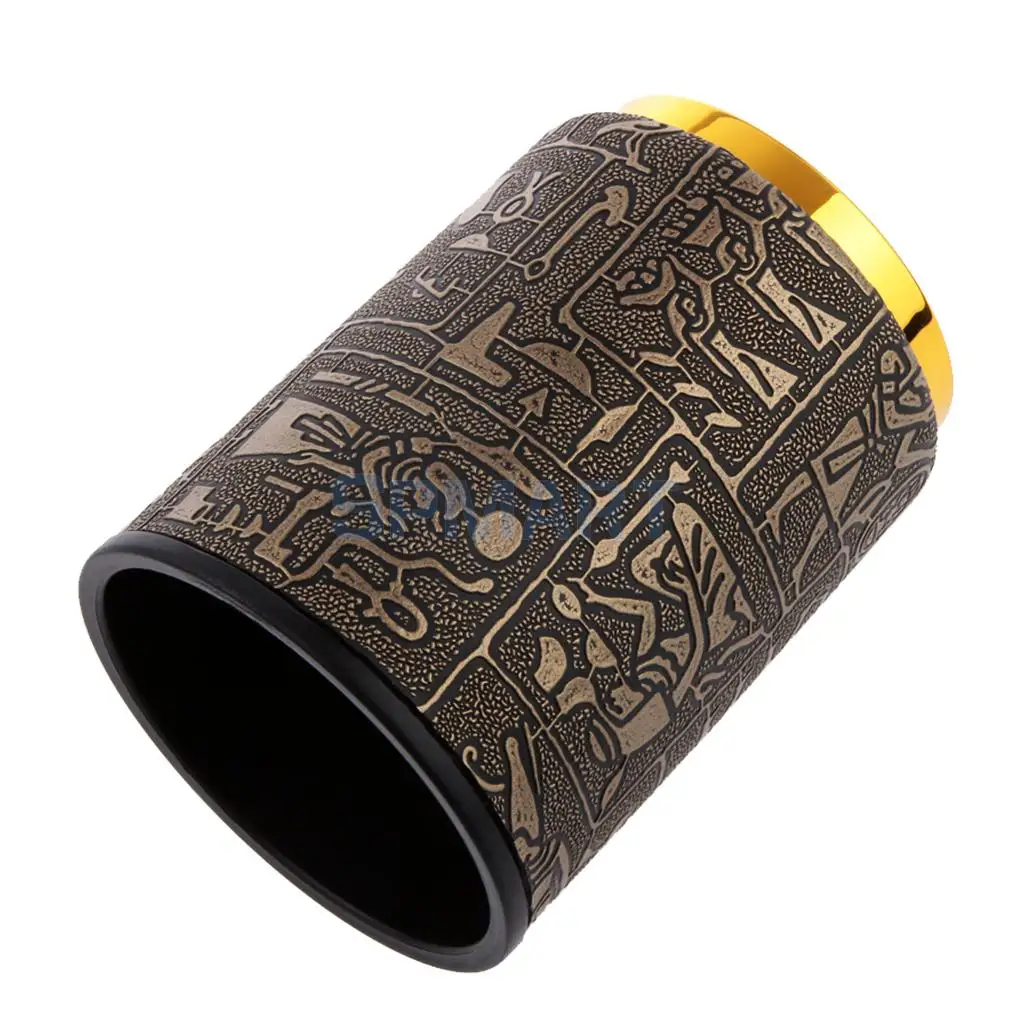 7 Set Polyhedral Dice D20 D12 D10 D8 D6 D4 for Dungeons & Dragons DND RPG MTG+ Dice Cup Friends Party Novelty Toys Black