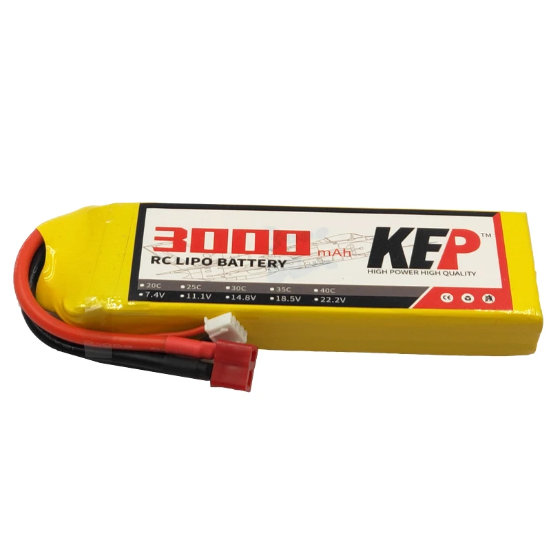 

High Discharge Rate 11.1v 30C 40C 3000mAh 3S Rechargeable RC Lipo Battery for Remote Control Helicopter RC Plane XT60 T Plug