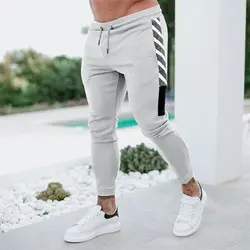 Новинка 2019, мужские спортивные штаны, ветрозащитные штаны, повседневная спортивная одежда для бега, Мужские Упражнения для брюк, высокая