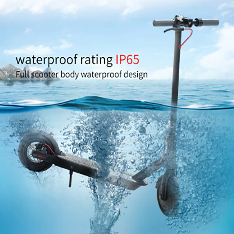 

Lithium Battery Electric Scooter Max speed 25km/h LED Light Double Brake 8.5 Inches