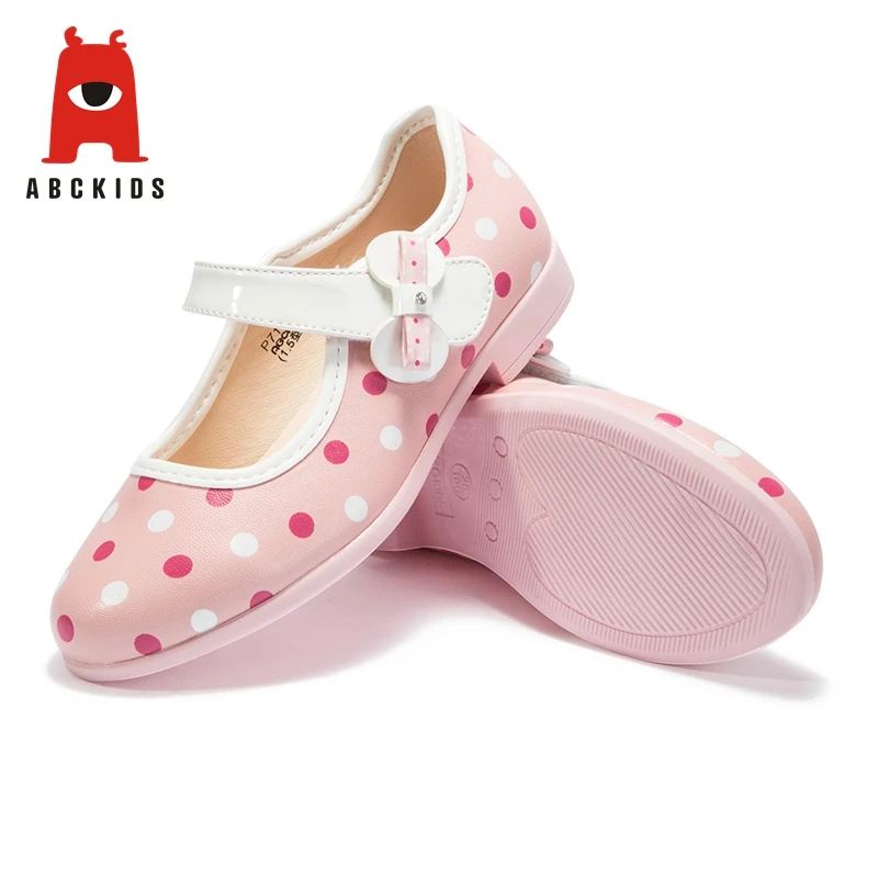 Abckids Baby Girl Leather Shoes Breathable Anti-Slip Dot Print Sneakers Soft Soled Shoes Casual Walking Shoes Abckids Baby Girl Leather Shoes Breathable Anti-Slip Dot Print Sneakers Soft Soled Shoes Casual Walking Shoes