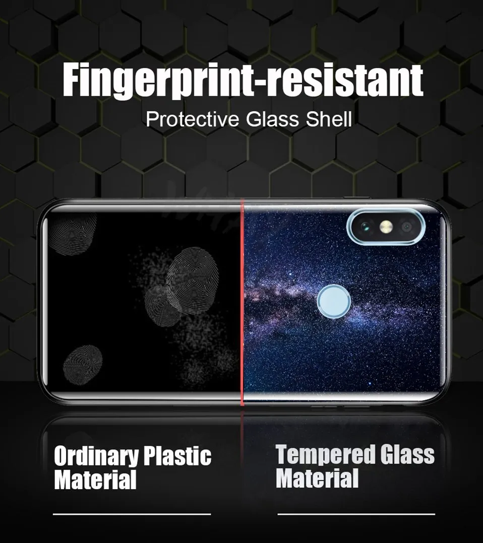 Tempered Glass Case For Xiaomi Mi A2 Lite A1 Coque Luxury Back Phone Xiomi Case For Xiaomi Redmi 5 Plus 6A Note 4X 6 5 Pro Cover (5)