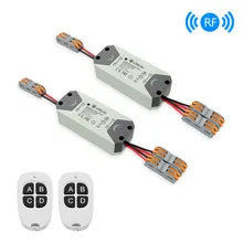 eMylo RF Switch Wireless Light Switch DC 5V-24V 2 Way 433mhz Remote Control Switch RF Relay Module Smart Home Appliance 2pcs цена eMylo RF Switch Wireless Light Switch DC 5V-24V 2 Way 433mhz Remote Control Switch RF Relay Module Smart Home Appliance 2pcs цены онлайн