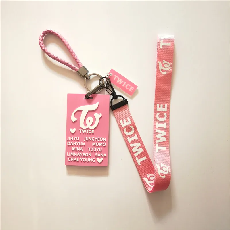 

Youpop Kpop Twice Album TWICELAND Signal Case Bus Pass Card Set ID Card Sets Lanyard LU4117