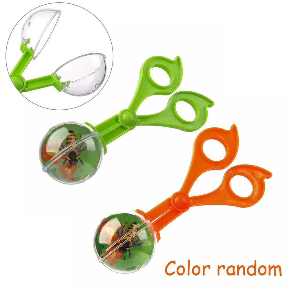 

1Pcs Plastic Handy Flying Traps Killer Insects Pest Control Tools Bug Insect Catcher Scissors Tongs Tweezers For Children Toys