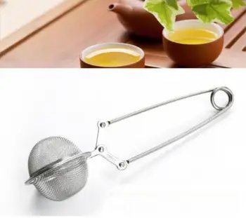 

Best Price 500 pcs/lot Free DHL/FEDEX Shipping Steel Spoon Ball Tea Mesh Infuser Stainless
