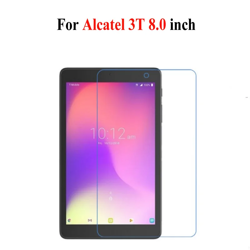 С уровнем твердости 9 H закаленное Стекло для Alcatel Работает с любым оператором, A30 планшет 8,0 дюймов планшет Стекло для Alcatel 3T 8 планшет 8,0 дюймовый защитный экран Стекло пленка