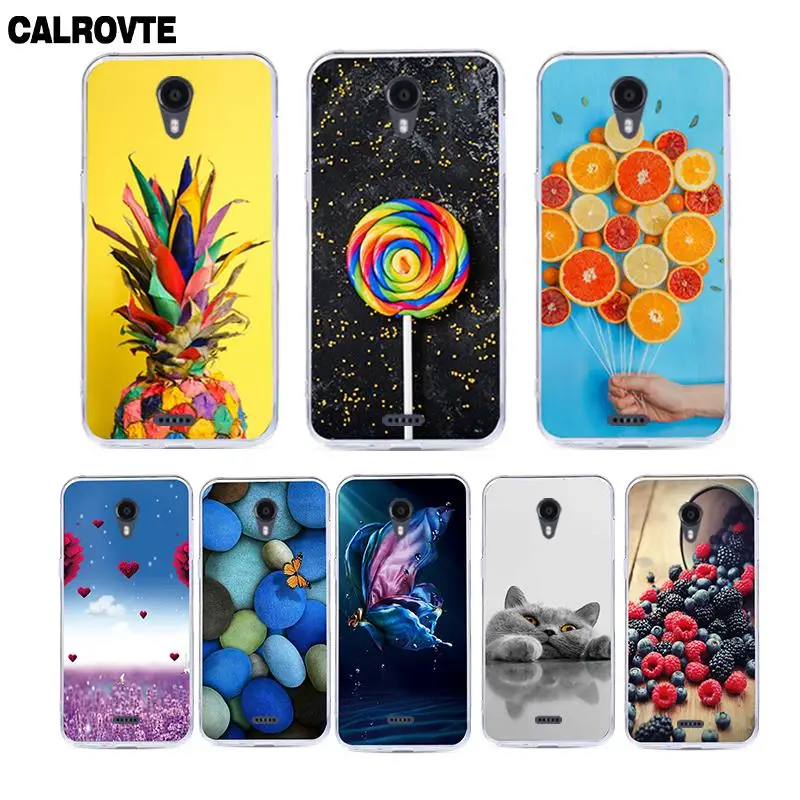 

For Fly FS517 Case Silicone Soft TPU Cute Cat Animal Printed Back Cover For Fly FS517 Cirrus 11 FS 517 5.0 inch Phone Cases
