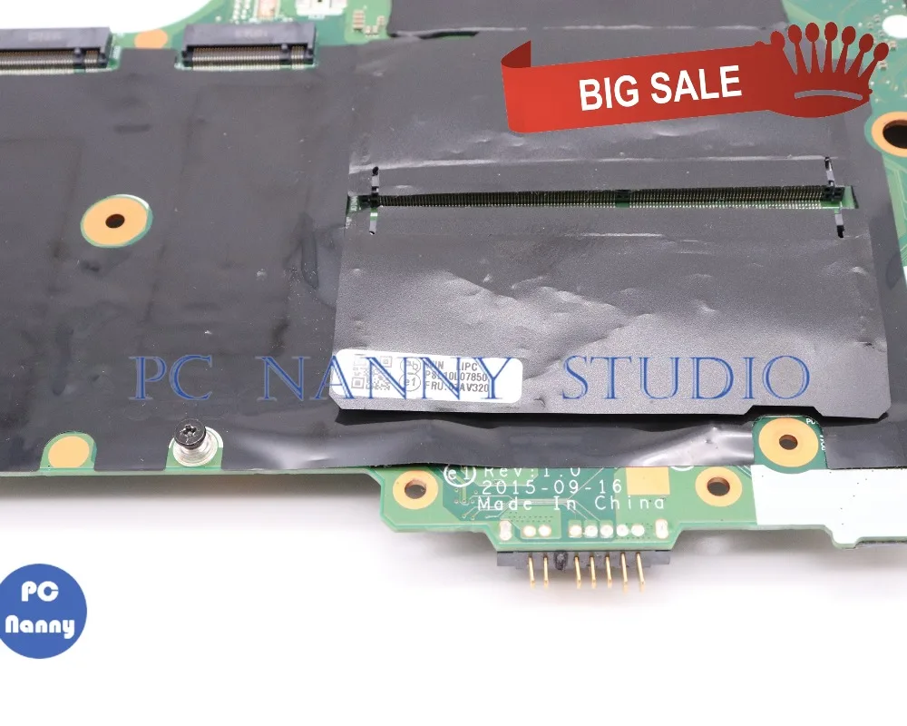  PCNANNY 01AV320 for lenovo ThinkPad P70 Laptop motherboard NM-A441 E3-1505M V5 CPU GMA HD P530 test