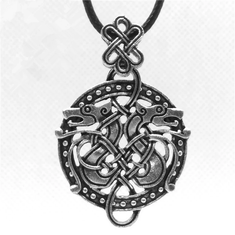 1 шт. Odin Sleipnir ожерелье с кулоном викинга Дракон Valknut Чокеры мужские ювелирные