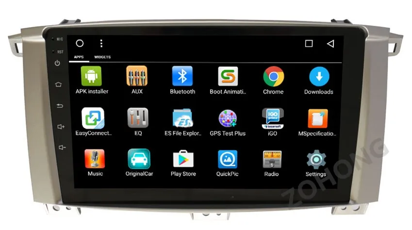 Cheap 1 din 2.5D 9inch Octa 8 Core Android 8.1 Car gps for Toyota Land cruiser 100 GX  LC100 auto Radio dvd player Navigation BT WIFI 21