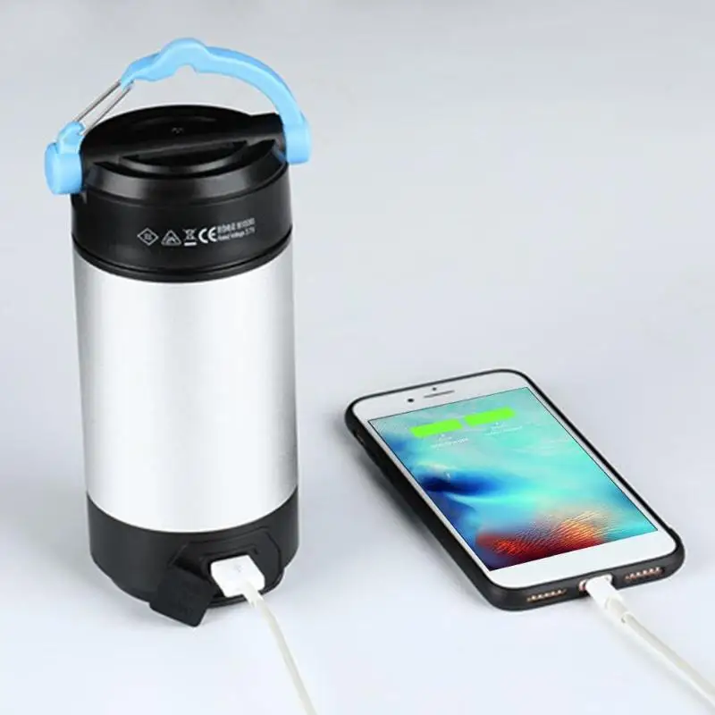 

3 Modes LED Lantern IP64 Waterproof Outdoor Camping Tent Lamp Hanging Light USB Rechargeable Power Bank Fuction Portable Lantern