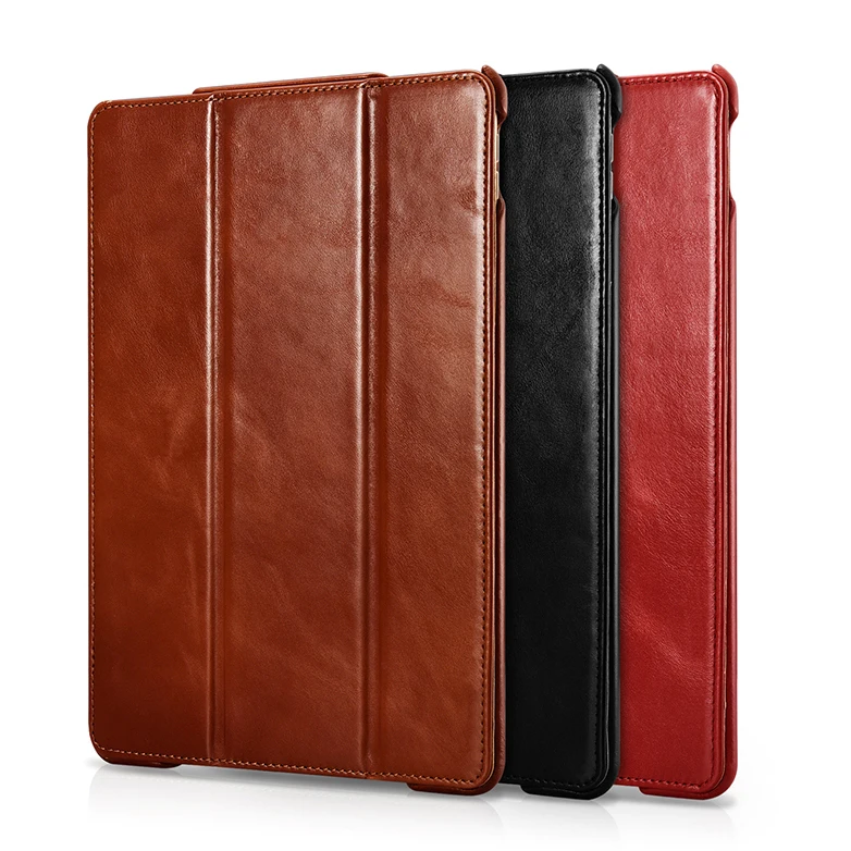 

Icarer New Business Retro Leather Case for For iPad Pro 10.5 High Quality Vintage Genuine Leather Flip Cover For iPad Pro 10.5