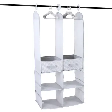 24pcs Kids Nursery Wardrobe Closet Organizer Set Wall Closet