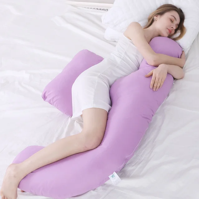9 Colors Comfortable Pregnancy Pillows Side Sleeping Waist Pillow Body