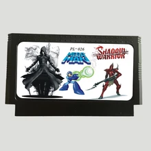 Новые 8 в 1 с Megaman 1/2/3/4/5/6+ Ninja Gaiden 1/2/3 8bit карточная игра