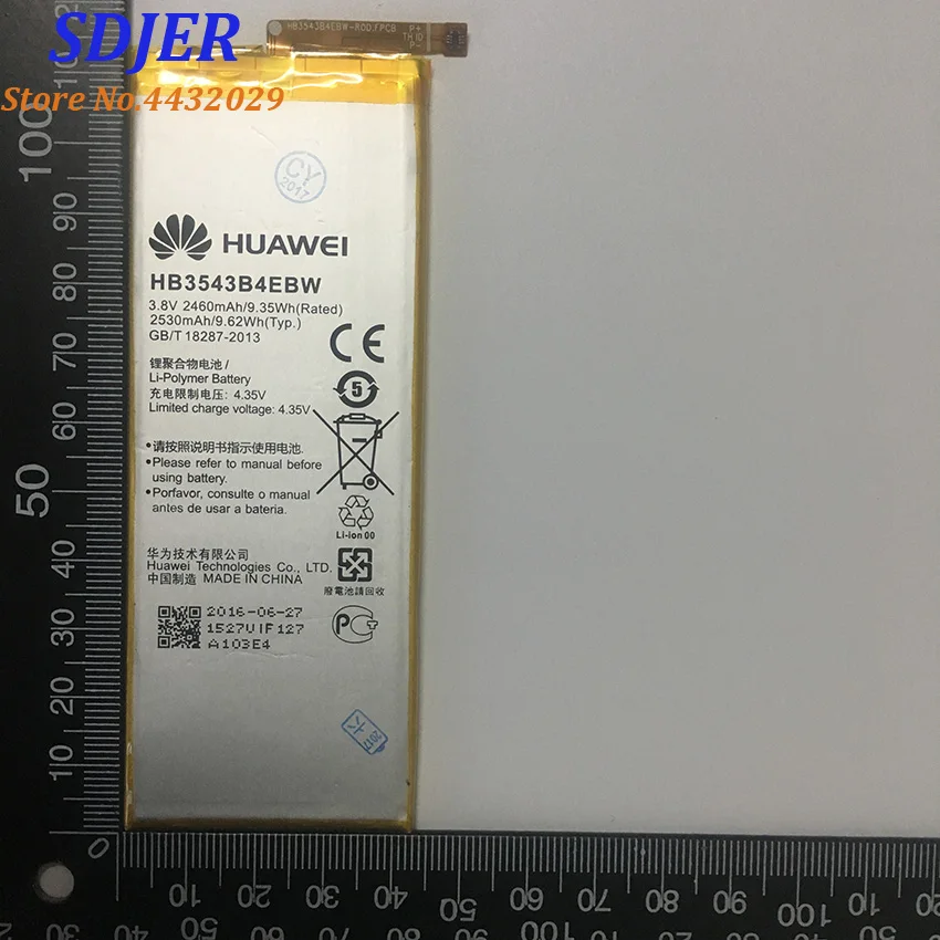 For Huawei P7 battery HB3543B4EBW 2460Mah Battery replacement li-battery for Huawei Ascend P7 Android Smart Phone For Huawei P7 battery HB3543B4EBW 2460Mah Battery replacement li-battery for Huawei Ascend P7 Android Smart Phone