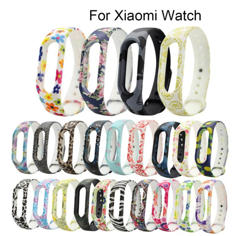 

Accessories For Mi Band 2 Straps Colorful Bracelet For Xiaomi Mi Band 2 Wristband Strap Replacement Silicone Watchbands
