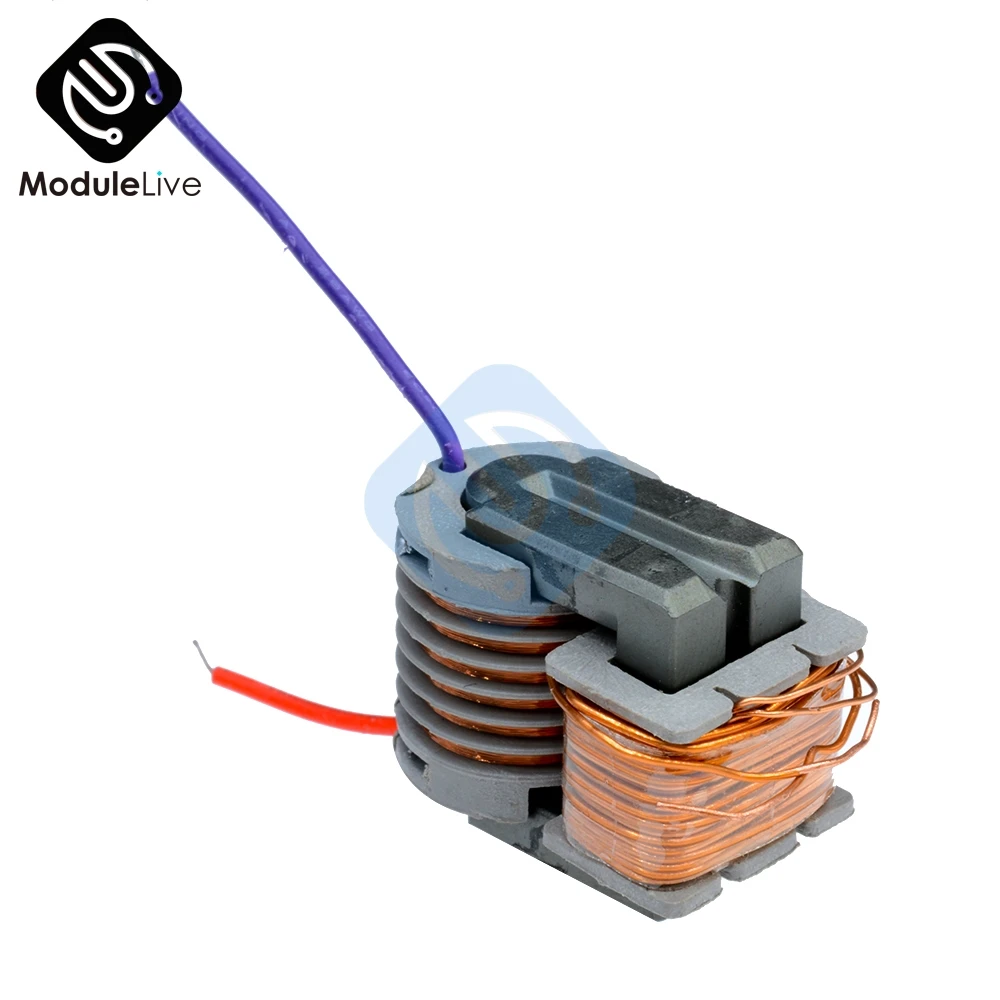 15KV DIY Набор высоковольтный генератор повышающий инвертор дуговая Зажигалка модуль катушки зажигания трансформатор электронные части набор 3,7 в