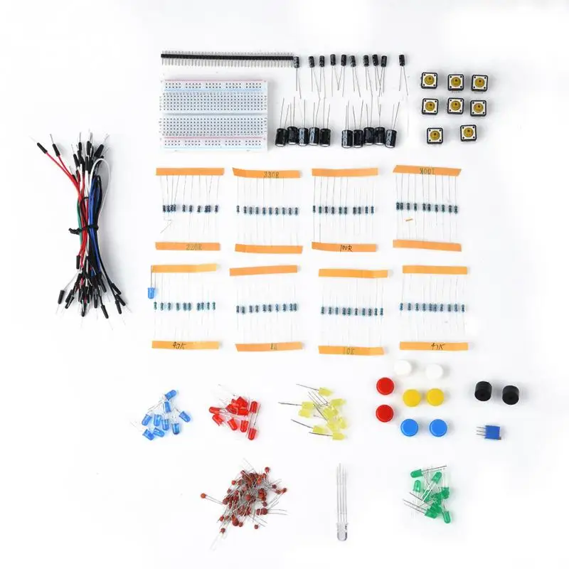 VBESTLIFE DIY для Arduino UNO R3 2560 Начинающий Starter Kit светодио дный множество эксперимент проекта Компоненты