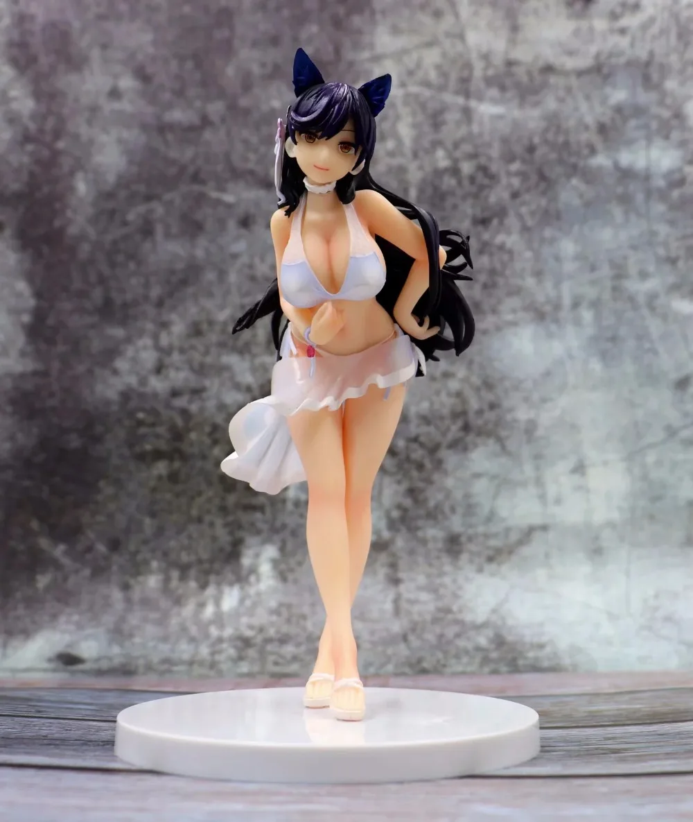 Аниме 19 см набор 1/6 Azur Лейн Atago купальный костюм версия гараж Смола Набор Фигурки