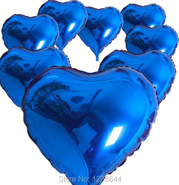 Рекламные фольгированные шары вечеринок День Земли партия выступает гелий надувные размер 32 дюйма синий цвет 50 шт./лот