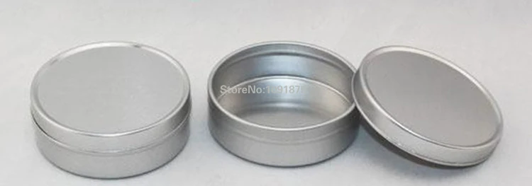 Бесплатная доставка 50 г алюминиевых банок с крышкой мл для косметики|aluminium jar|50g