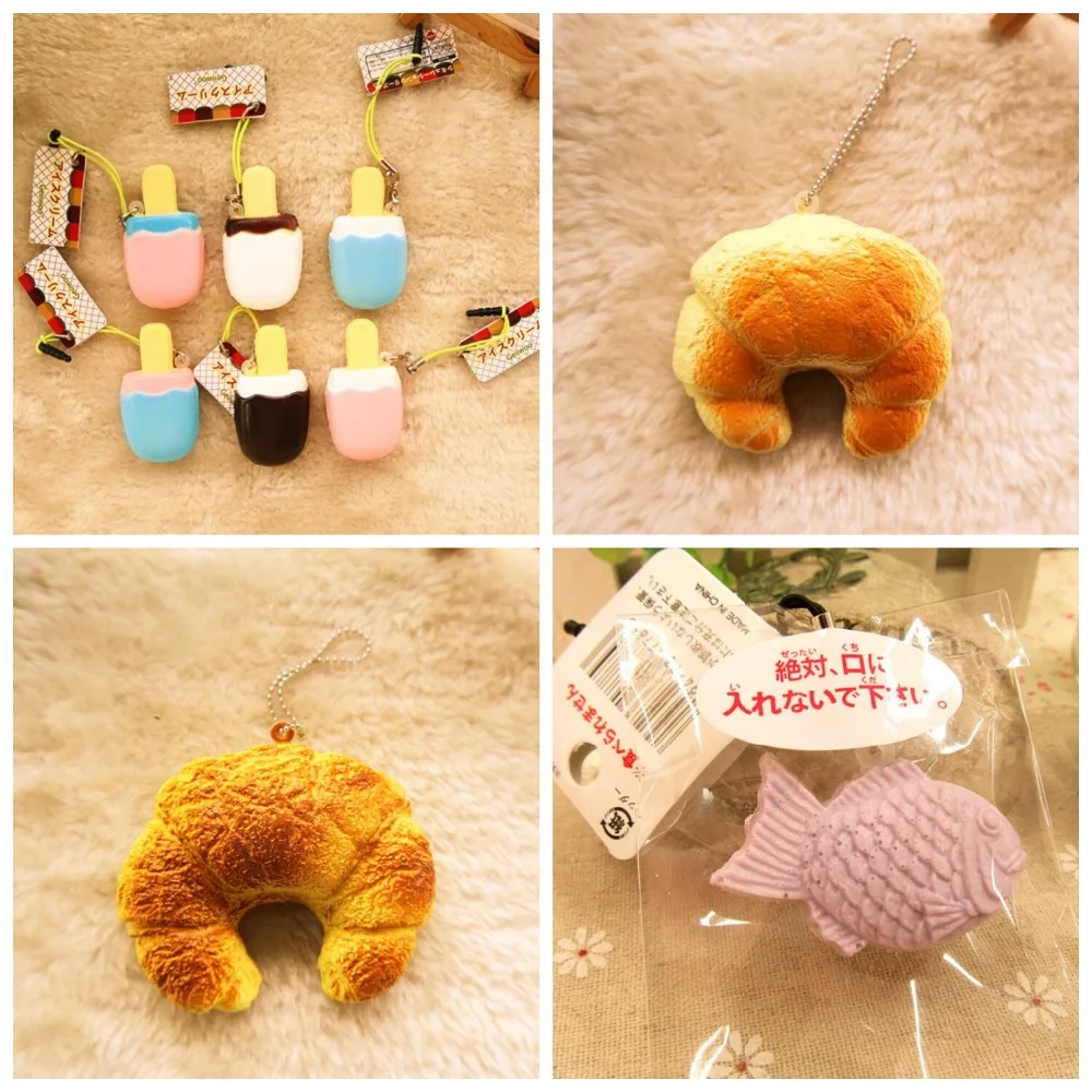 Kuutti Squishy 20 шт. Сжимаемый Лот аутентичный медленно поднимающийся тост черепаха
