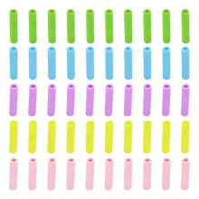 10 шт./упак. 6 мм силиконовая трубочка набор силиконовый рукав из нержавеющей стали прямая и изогнутая соломинка