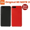 Coque de téléphone xiaomi mi note 3 originale, étui arrière en tissu silicone avec bord, marque authentique, coque souple et solide ► Photo 1/5